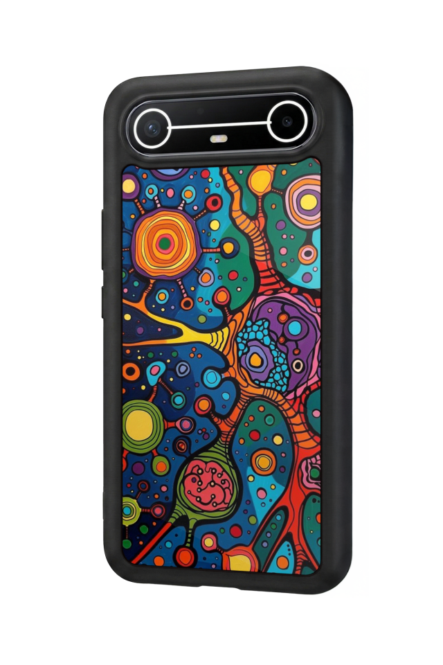 Tecno Spark Slim 5G Uyumlu Abstract Tasarımlı Glossy Premium Kılıf