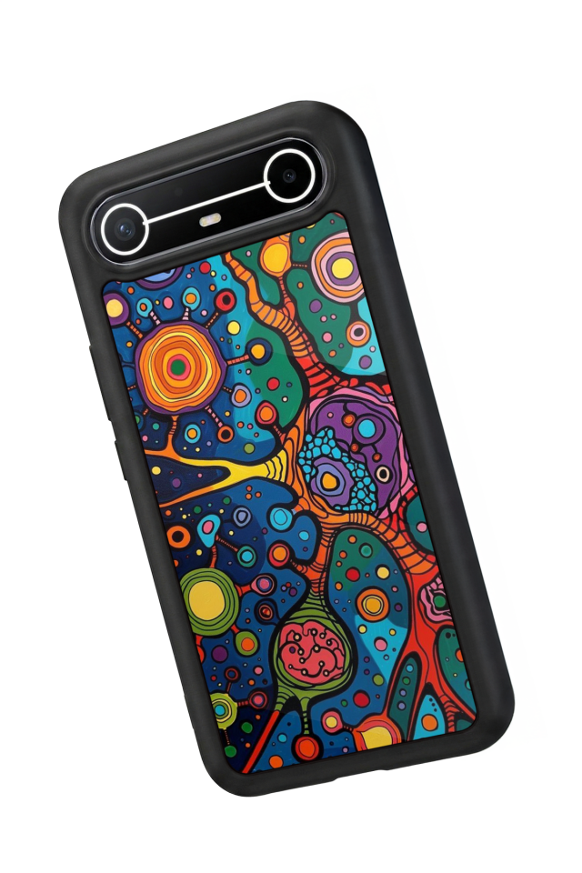 Tecno Spark Slim 5G Uyumlu Abstract Tasarımlı Glossy Premium Kılıf