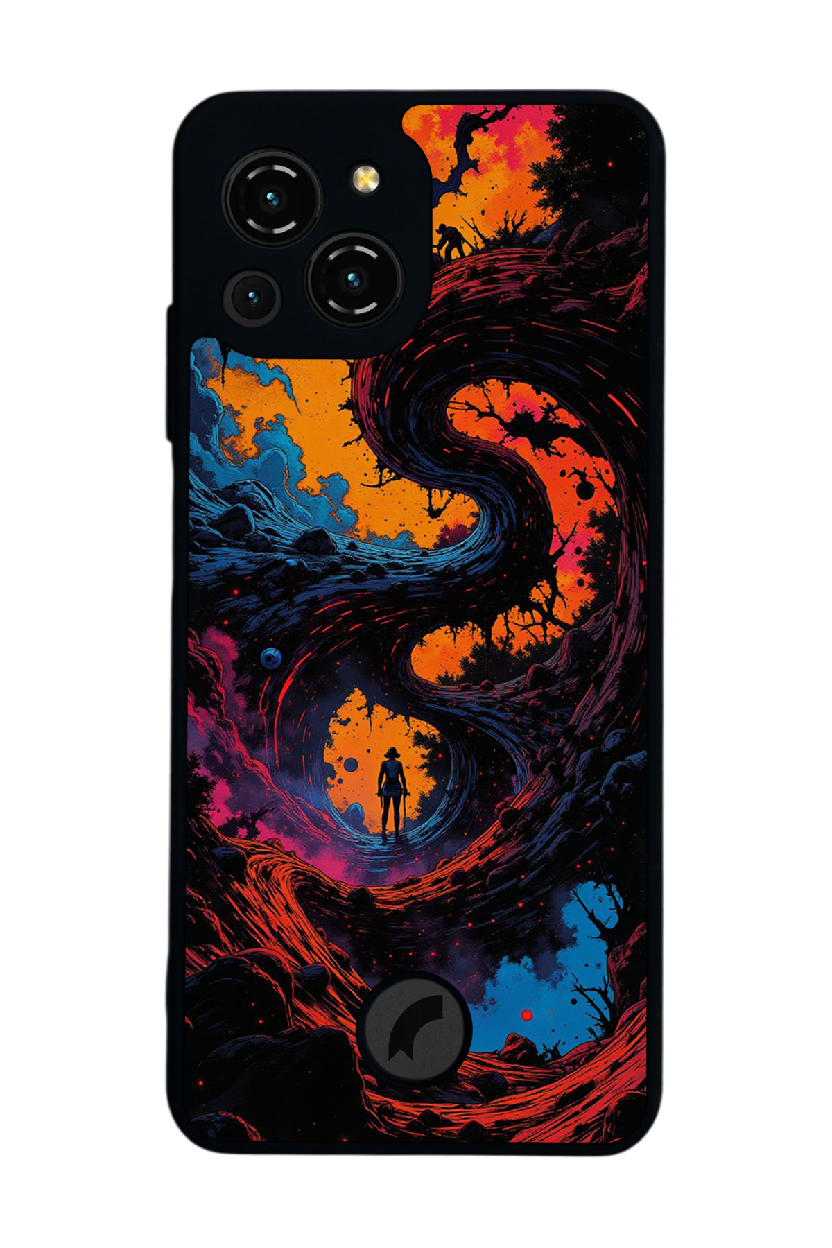 Reeder S23 Pro Max Uyumlu Abstract Tasarımlı Glossy Premium Kılıf