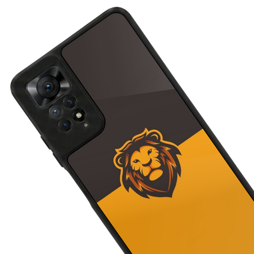 Xiaomi Redmi Note 11 Pro Uyumlu Aslan Tasarımlı Glossy Premium Kılıf