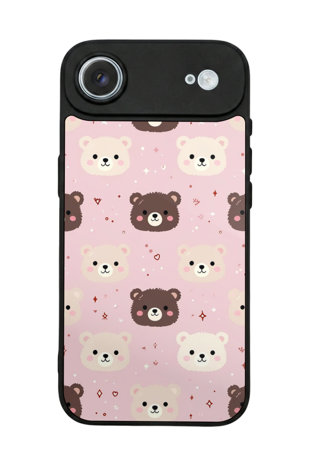 iPhone 17 Air Uyumlu Ayı Tasarımlı Glossy Premium Kılıf