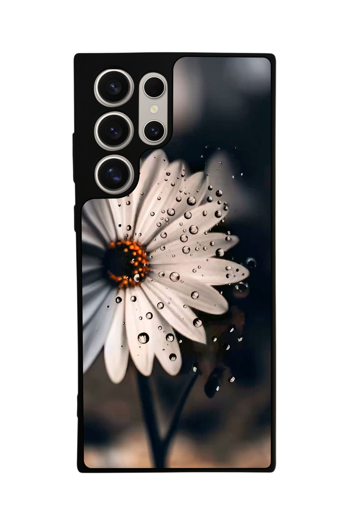 Samsung Galaxy S22 Ultra Uyumlu Cicek Tasarımlı Glossy Premium Kılıf