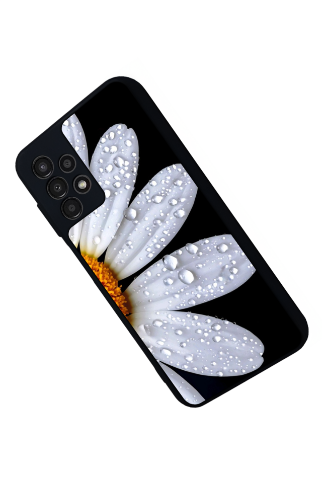 Samsung Galaxy A23 Uyumlu Cicek Tasarımlı Glossy Premium Kılıf