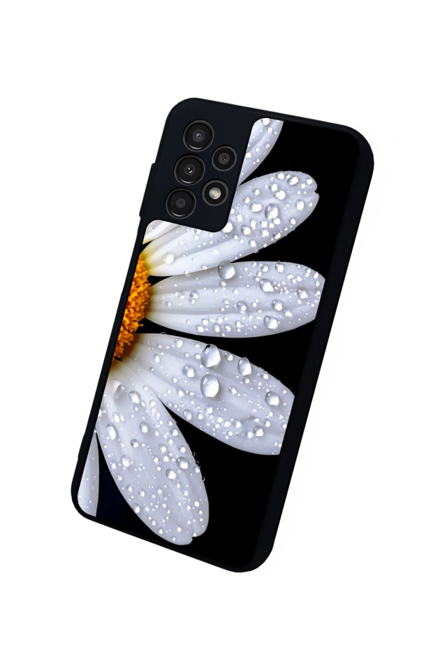 Samsung Galaxy A23 Uyumlu Cicek Tasarımlı Glossy Premium Kılıf