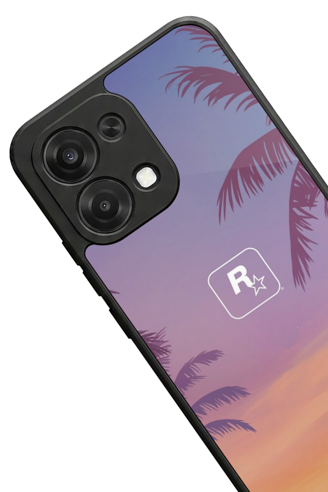 Oppo A6 Pro Uyumlu GTA Tasarımlı Glossy Premium Kılıf