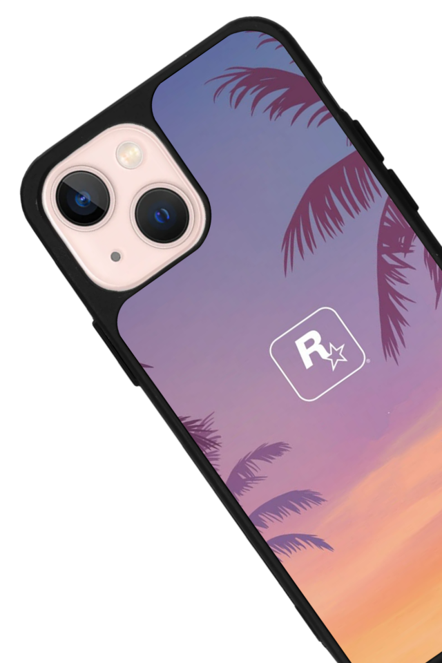 iPhone 13 Mini Uyumlu GTA Tasarımlı Glossy Premium Kılıf