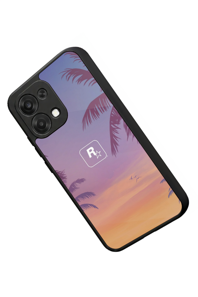 Oppo A6 Pro Uyumlu GTA Tasarımlı Glossy Premium Kılıf