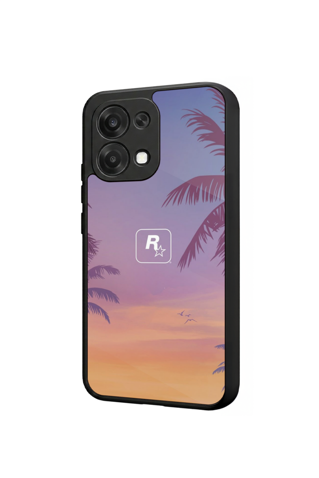 Oppo A6 Pro Uyumlu GTA Tasarımlı Glossy Premium Kılıf