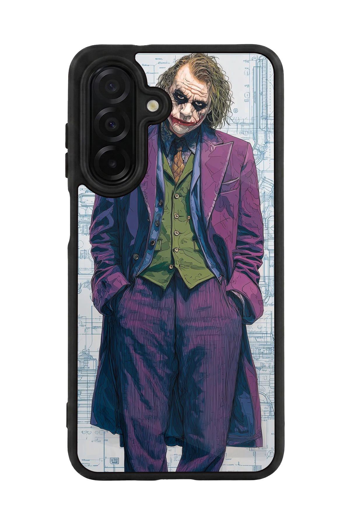 Samsung Galaxy A56 Uyumlu Joker Tasarımlı Glossy Premium Kılıf