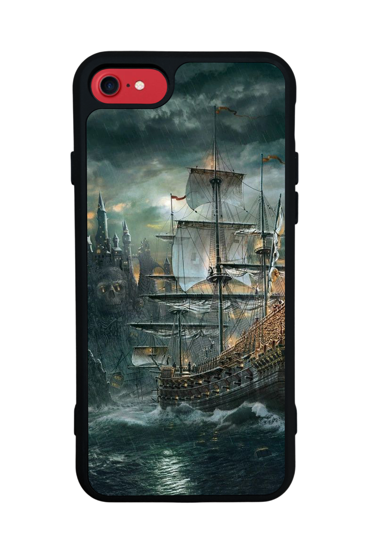 iPhone 8 Uyumlu Korsan Tasarımlı Glossy Premium Kılıf