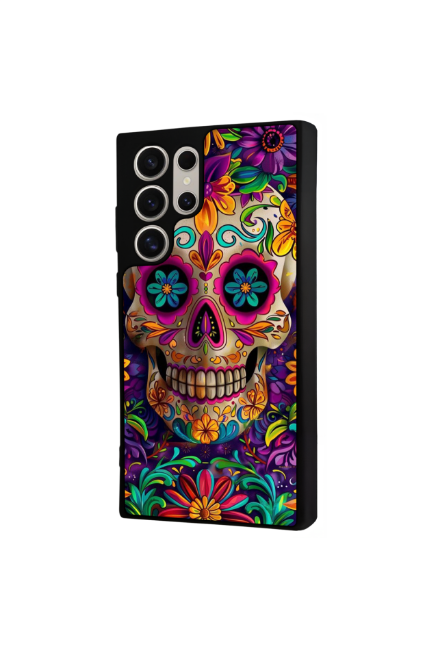 Samsung Galaxy S23 Ultra Uyumlu KuruKafa Tasarımlı Glossy Premium Kılıf