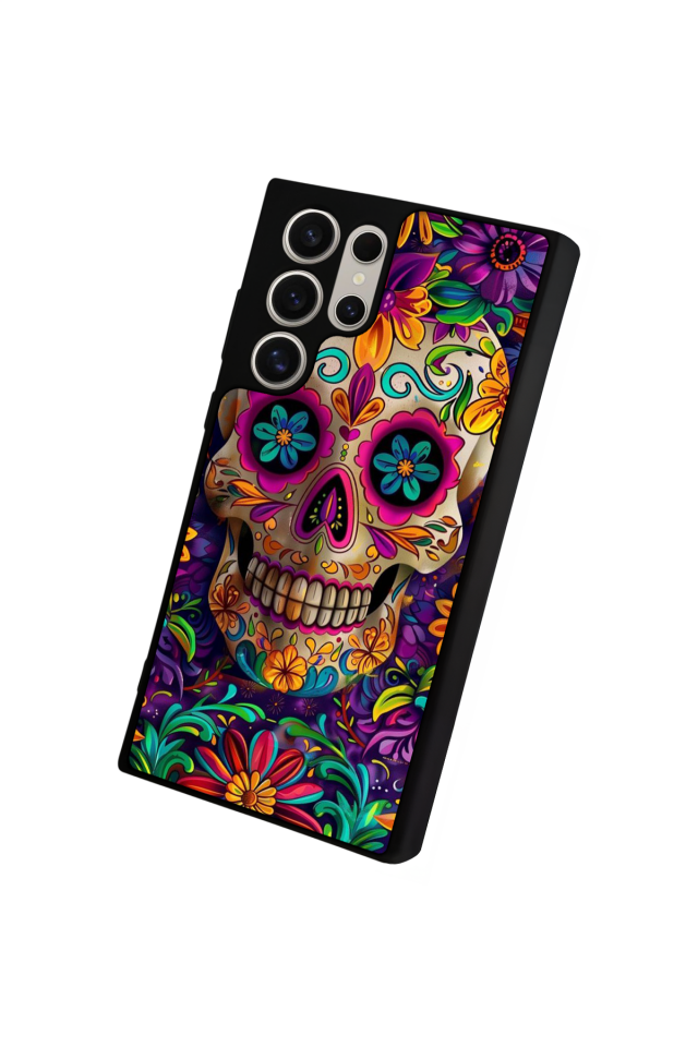 Samsung Galaxy S23 Ultra Uyumlu KuruKafa Tasarımlı Glossy Premium Kılıf