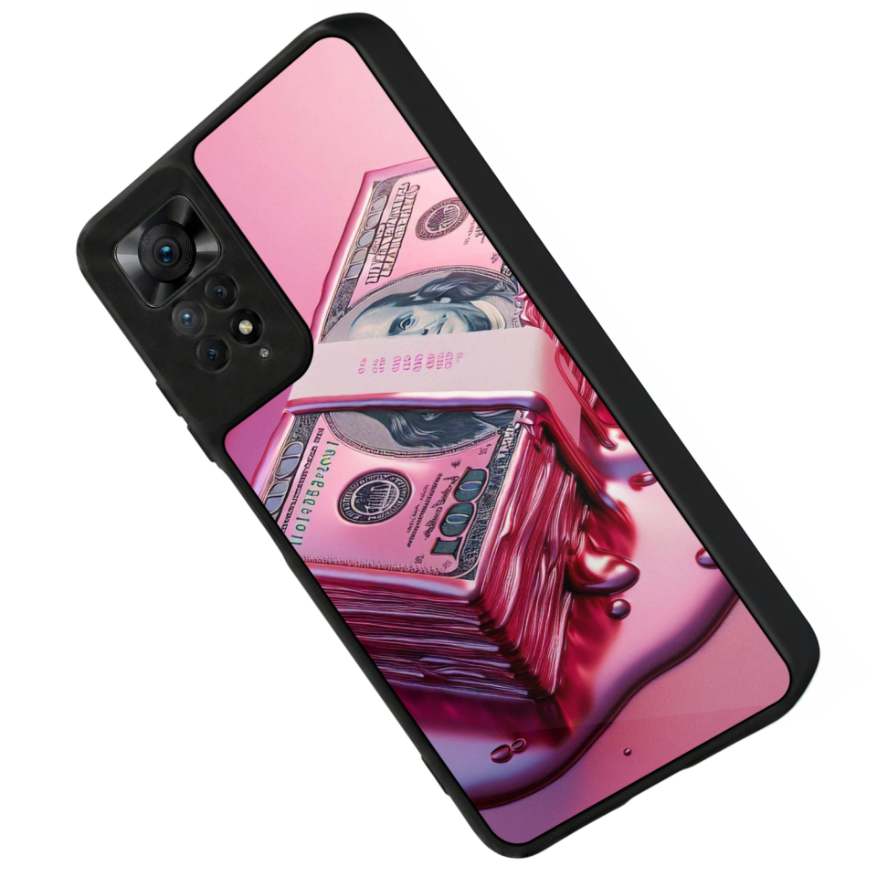 Xiaomi Redmi Note 12 Pro Uyumlu Money Para Tasarımlı Glossy Premium Kılıf