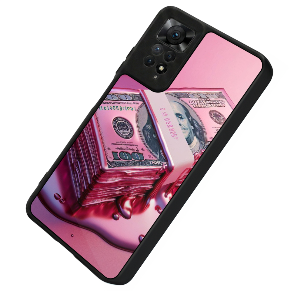 Xiaomi Redmi Note 12 Pro Uyumlu Money Para Tasarımlı Glossy Premium Kılıf