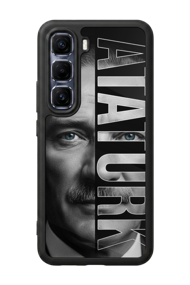 Infinix Hot 60 Pro Plus Uyumlu Mustafa Kemal Ataturk Tasarımlı Glossy Premium Kılıf