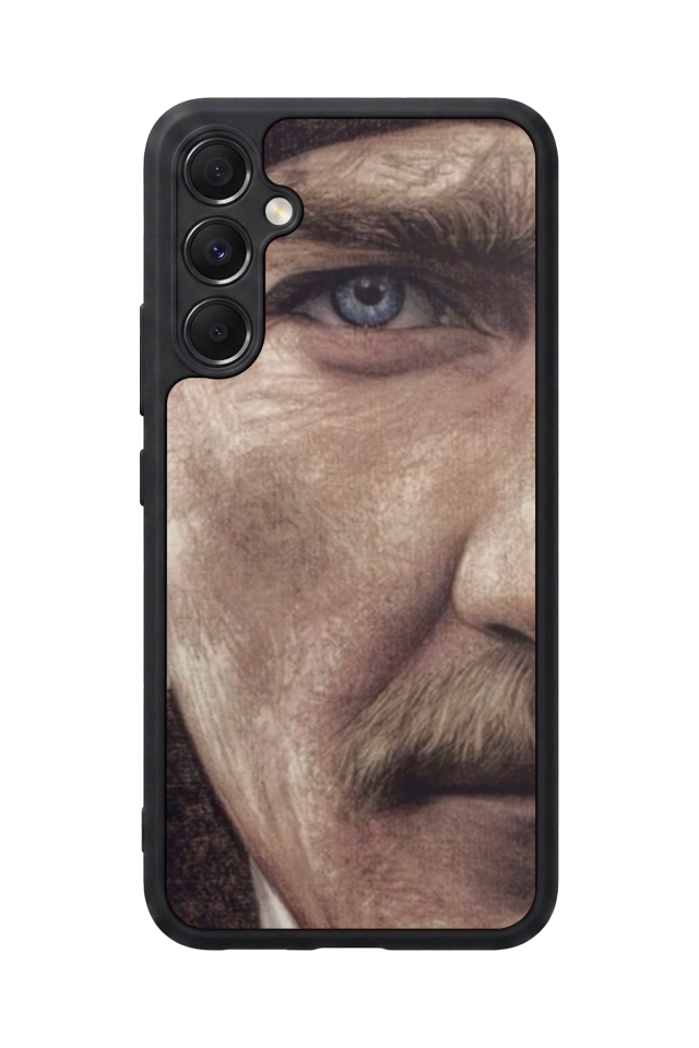 Samsung Galaxy A34 Uyumlu Mustafa Kemal Ataturk Tasarımlı Glossy Premium Kılıf