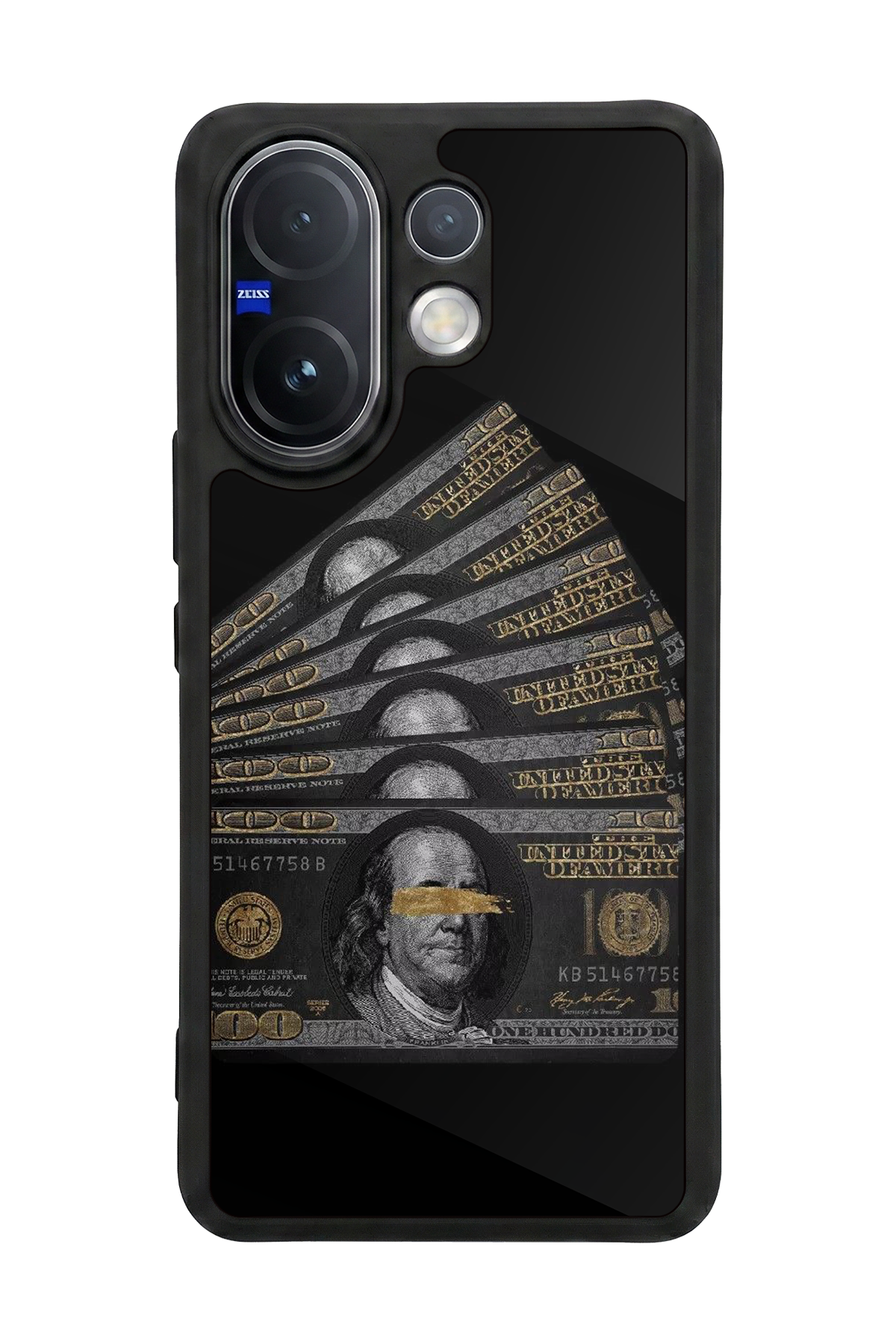 Vivo V60 Uyumlu Para Tasarımlı Glossy Premium Kılıf