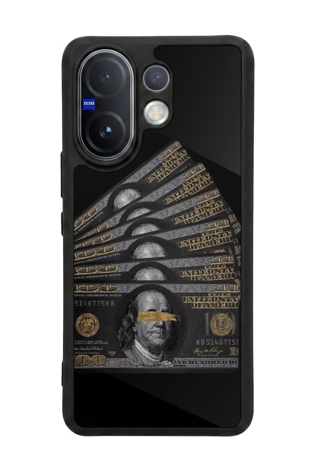 Vivo V60 Uyumlu Para Tasarımlı Glossy Premium Kılıf