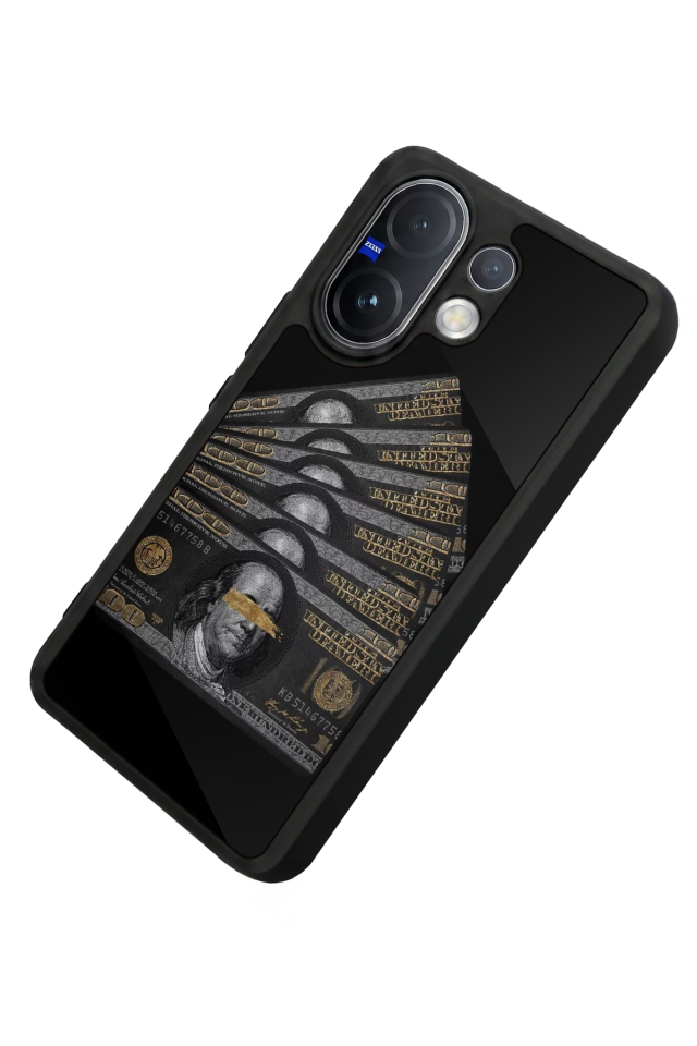 Vivo V60 Uyumlu Para Tasarımlı Glossy Premium Kılıf