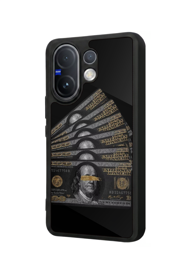 Vivo V60 Uyumlu Para Tasarımlı Glossy Premium Kılıf
