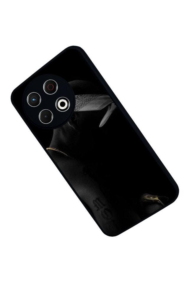 Tecno Spark 30 Pro Uyumlu Tupac Tasarımlı Glossy Premium Kılıf