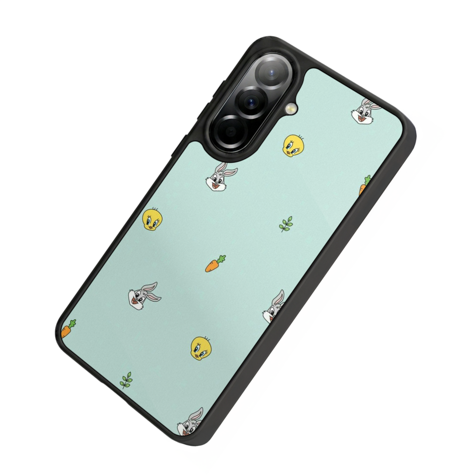 Samsung Galaxy A57 Uyumlu Tweety Tasarımlı Glossy Premium Kılıf