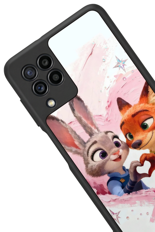 Samsung Galaxy M22 Uyumlu Zootropolis Tasarımlı Glossy Premium Kılıf