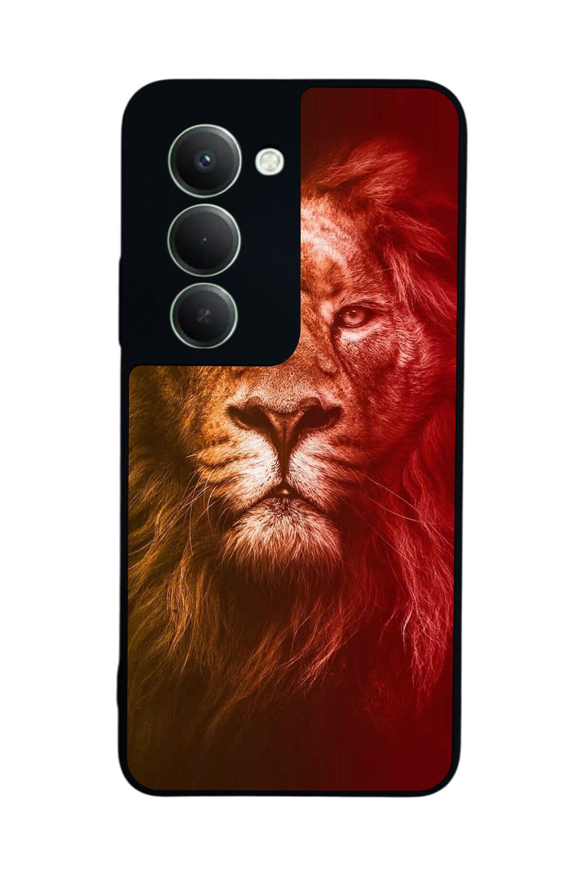 Xiaomi Redmi 15 5G Uyumlu Aslan Tasarımlı Glossy Premium Kılıf