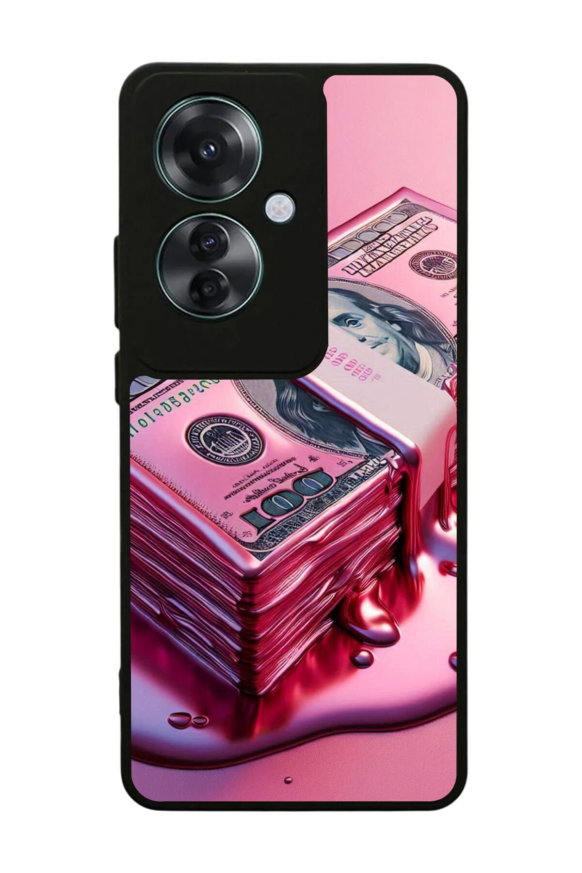 Oppo Reno 11F Uyumlu Money Para Tasarımlı Glossy Premium Kılıf