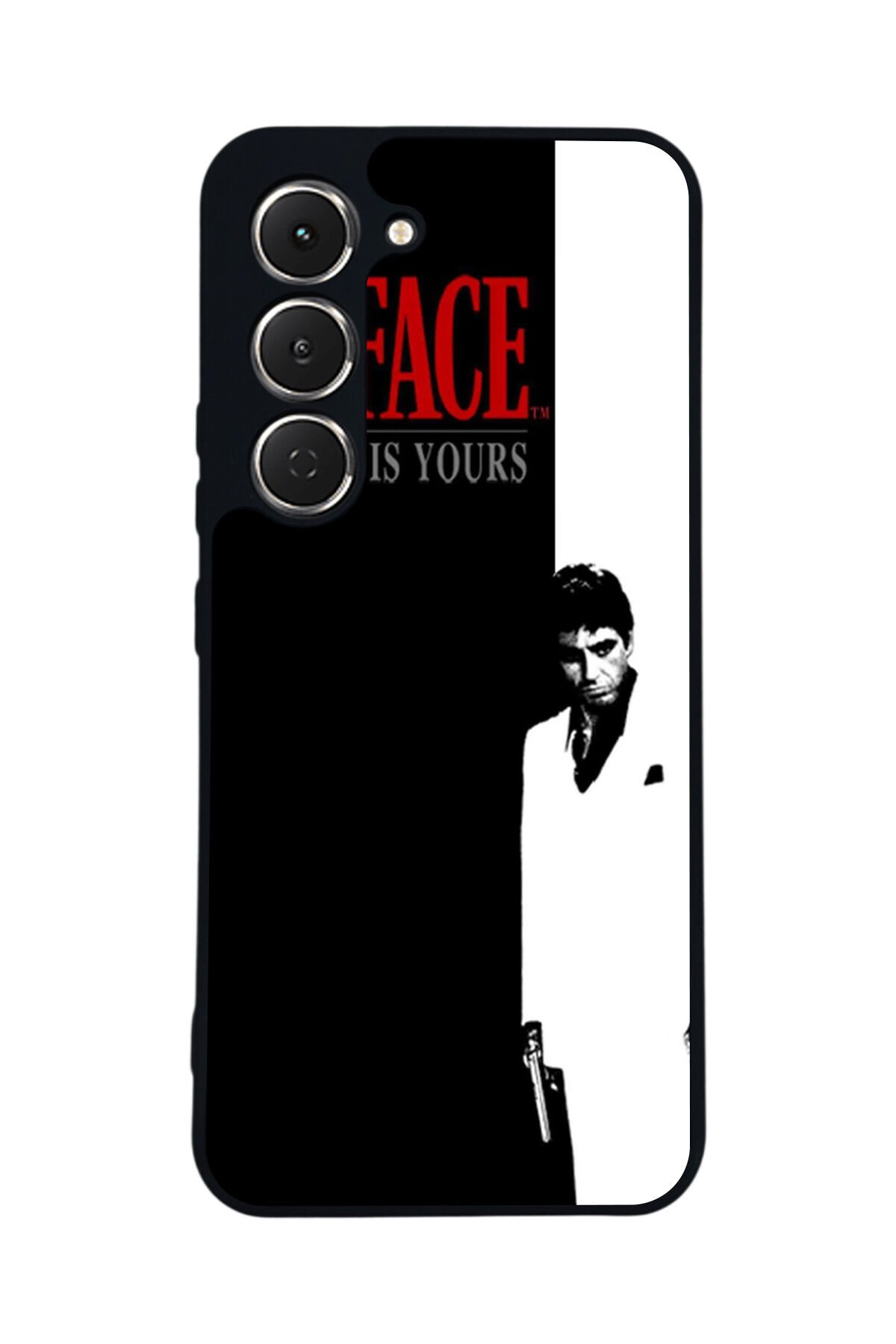 Tecno Spark 40 Pro Uyumlu Scarface Tasarımlı Glossy Premium Kılıf