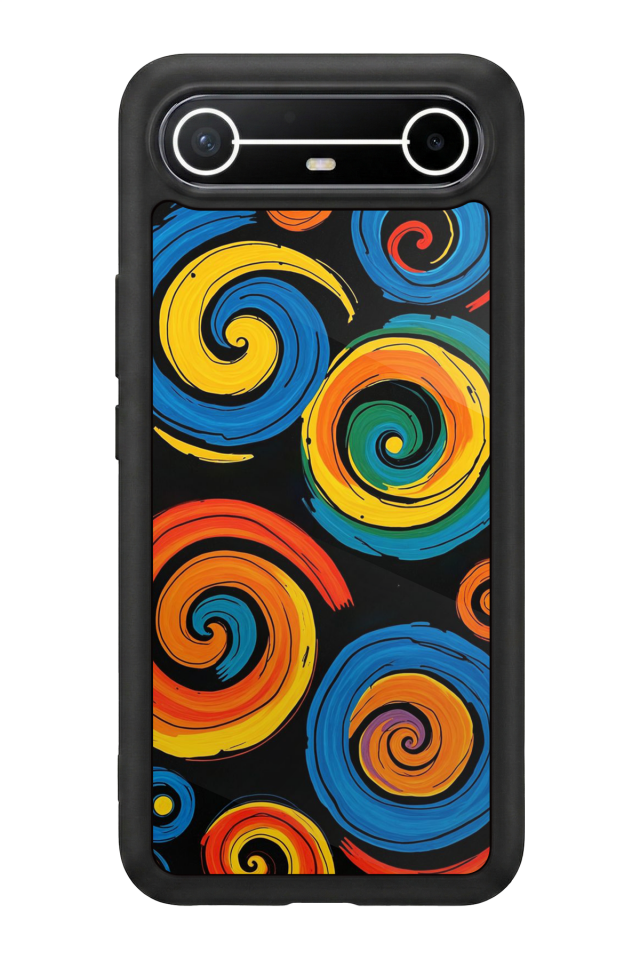 Tecno Spark Slim 5G Uyumlu Abstract Tasarımlı Glossy Premium Kılıf