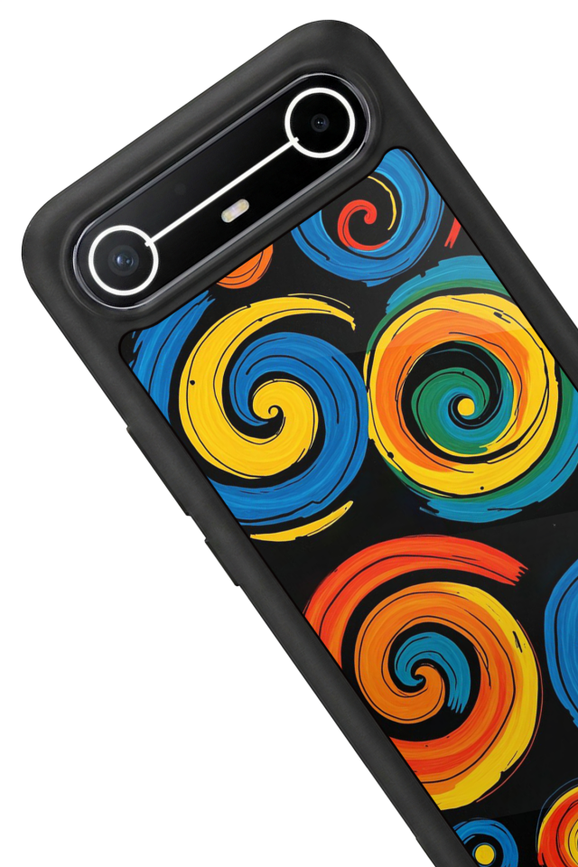 Tecno Spark Slim 5G Uyumlu Abstract Tasarımlı Glossy Premium Kılıf