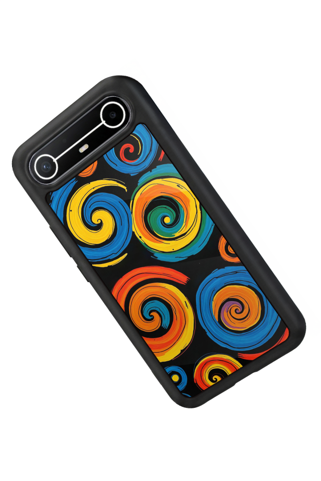 Tecno Spark Slim 5G Uyumlu Abstract Tasarımlı Glossy Premium Kılıf