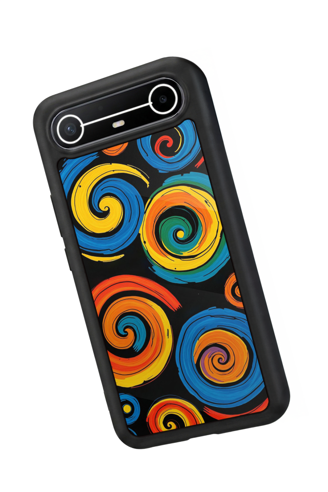 Tecno Spark Slim 5G Uyumlu Abstract Tasarımlı Glossy Premium Kılıf