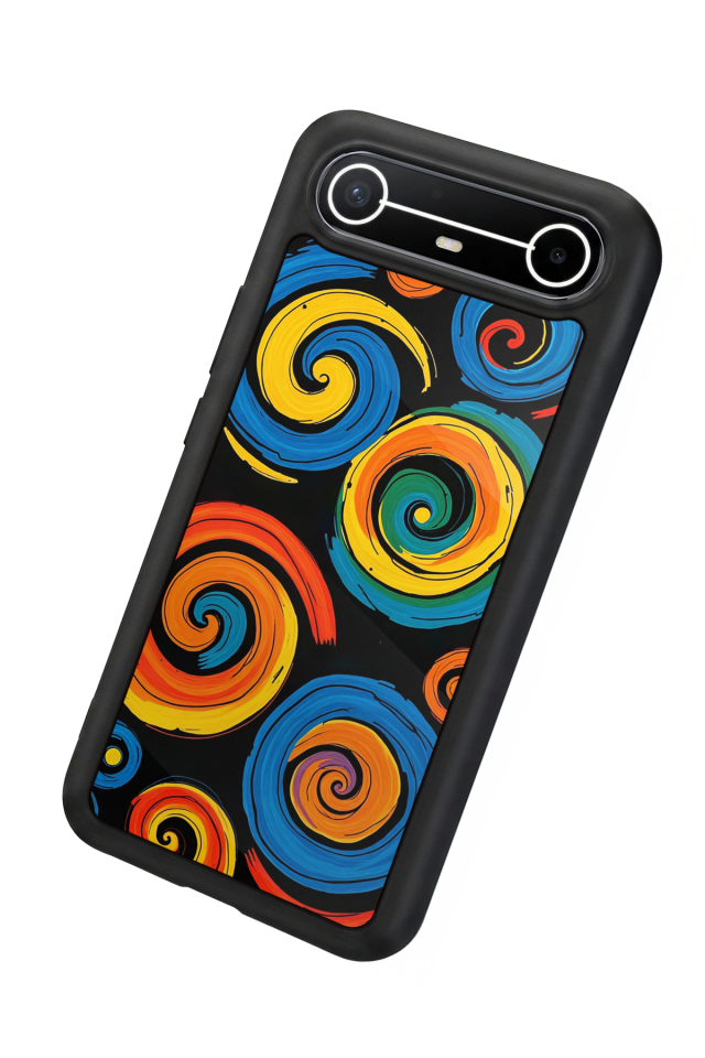 Tecno Spark Slim 5G Uyumlu Abstract Tasarımlı Glossy Premium Kılıf