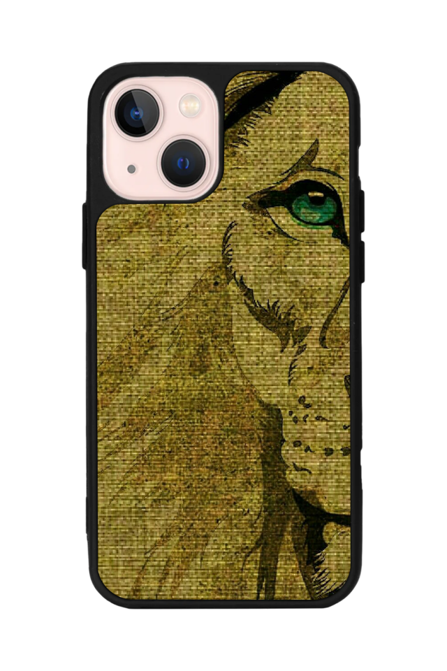 iPhone 15 Plus Uyumlu Aslan Tasarımlı Glossy Premium Kılıf