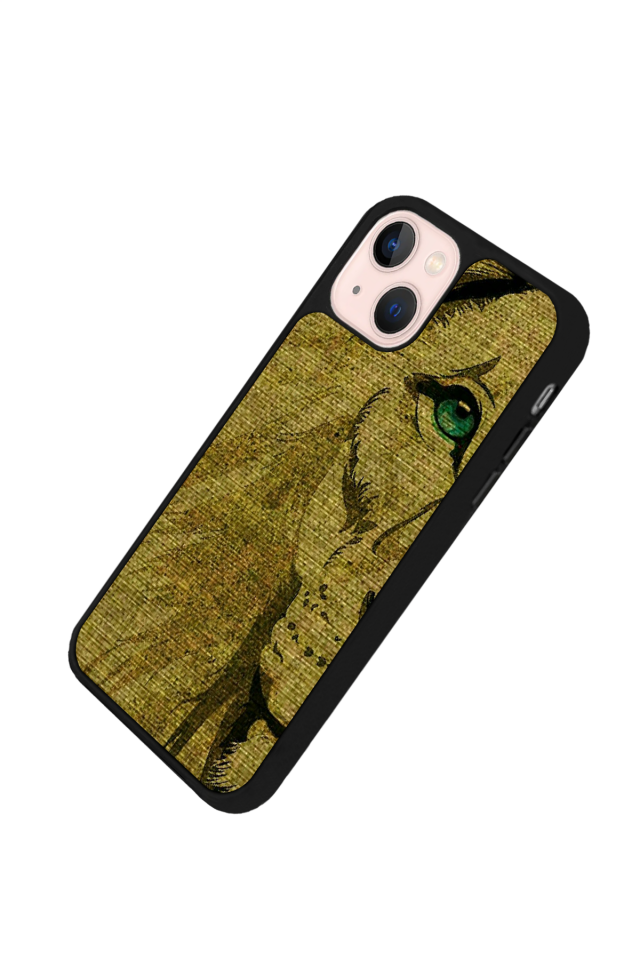 iPhone 15 Plus Uyumlu Aslan Tasarımlı Glossy Premium Kılıf