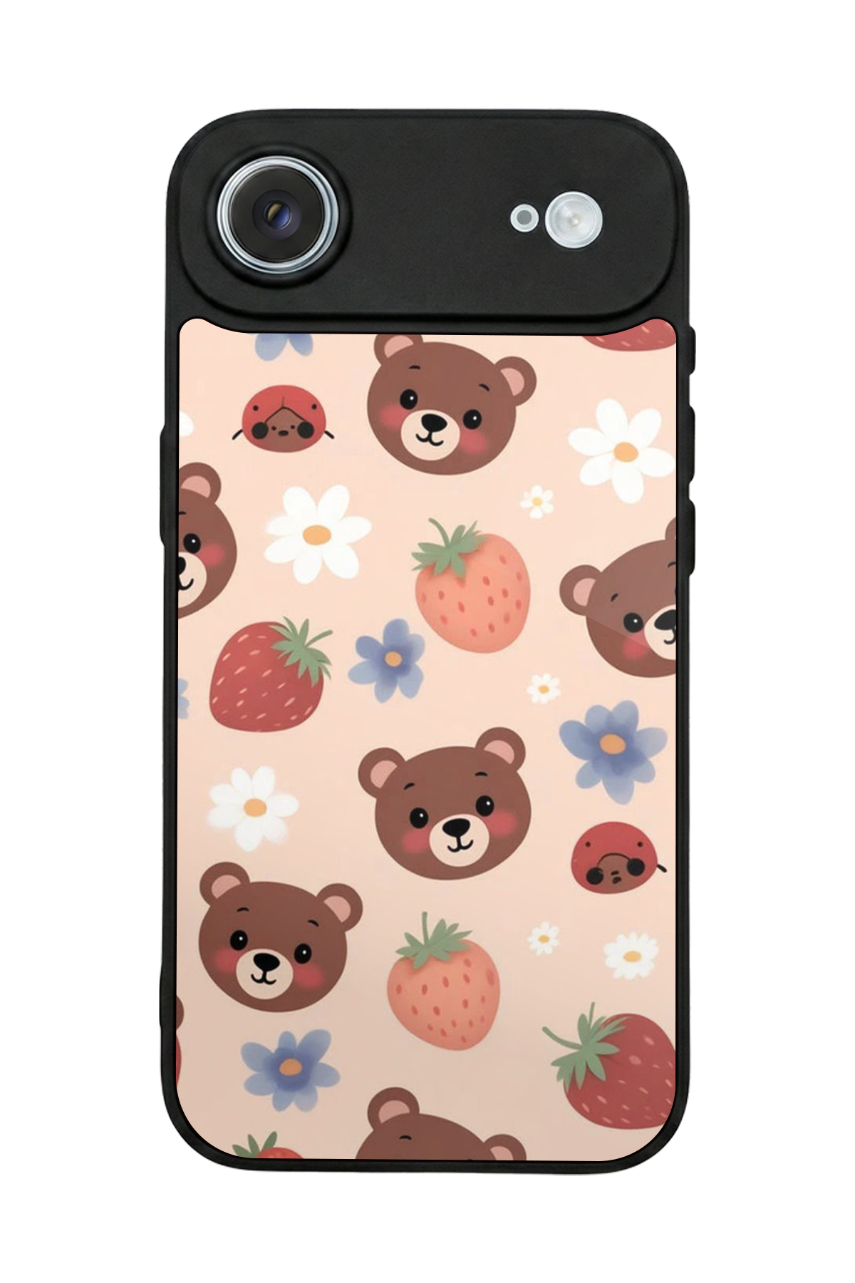 iPhone 17 Air Uyumlu Ayı Tasarımlı Glossy Premium Kılıf