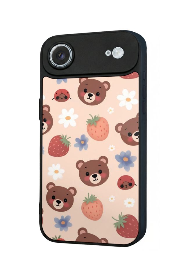 iPhone 17 Air Uyumlu Ayı Tasarımlı Glossy Premium Kılıf