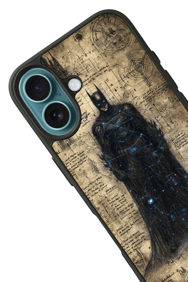 iPhone 16 Uyumlu Batman Tasarımlı Glossy Premium Kılıf