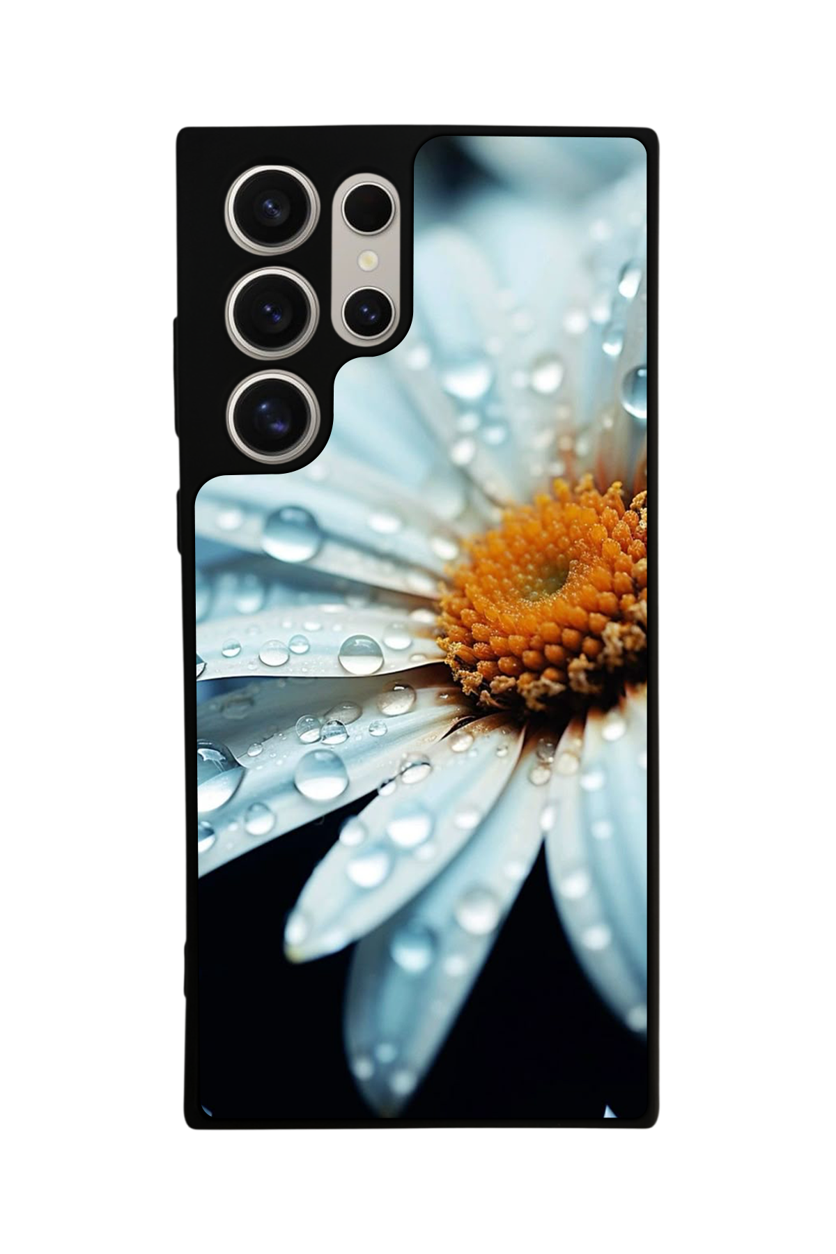 Samsung Galaxy S22 Ultra Uyumlu Cicek Tasarımlı Glossy Premium Kılıf