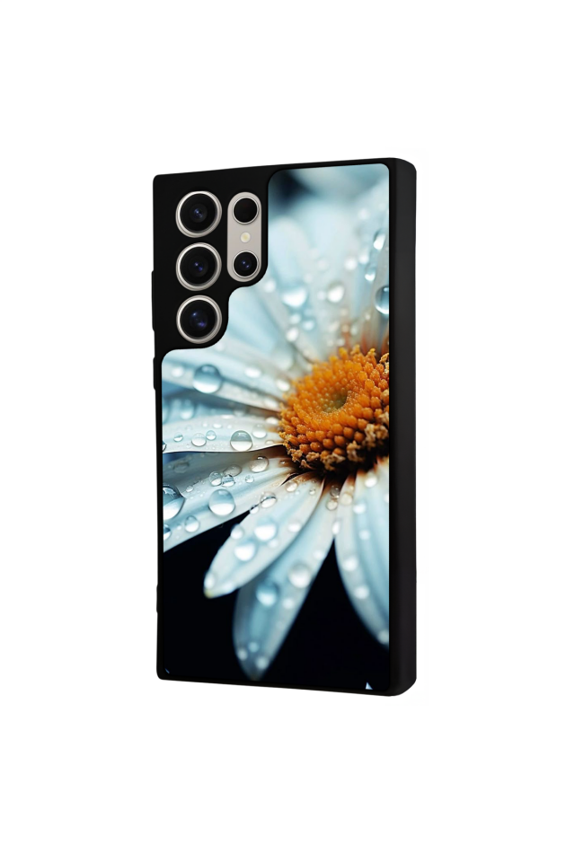 Samsung Galaxy S22 Ultra Uyumlu Cicek Tasarımlı Glossy Premium Kılıf