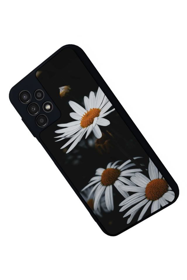 Samsung Galaxy A23 Uyumlu Cicek Tasarımlı Glossy Premium Kılıf