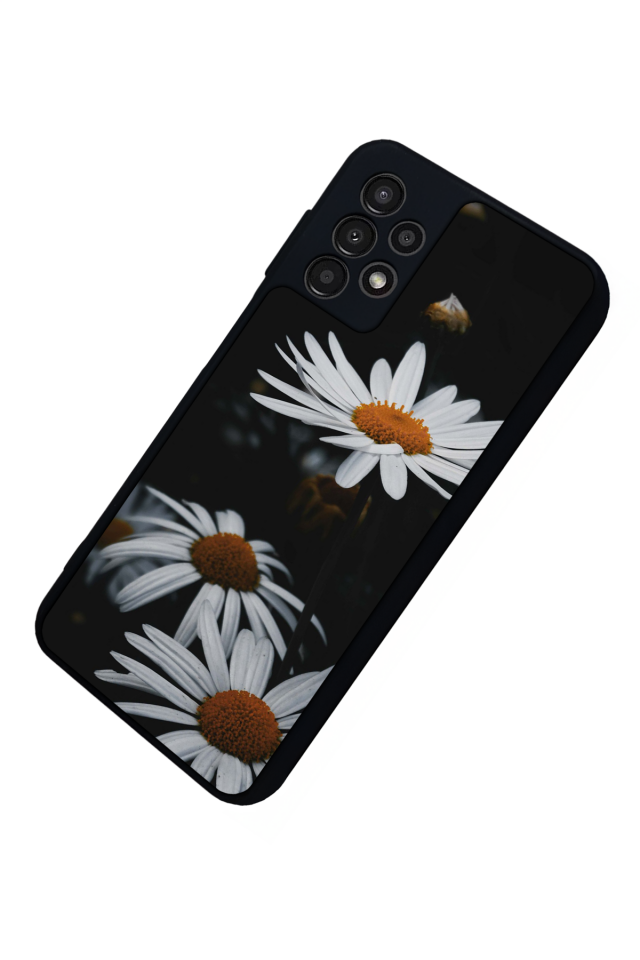 Samsung Galaxy A23 Uyumlu Cicek Tasarımlı Glossy Premium Kılıf