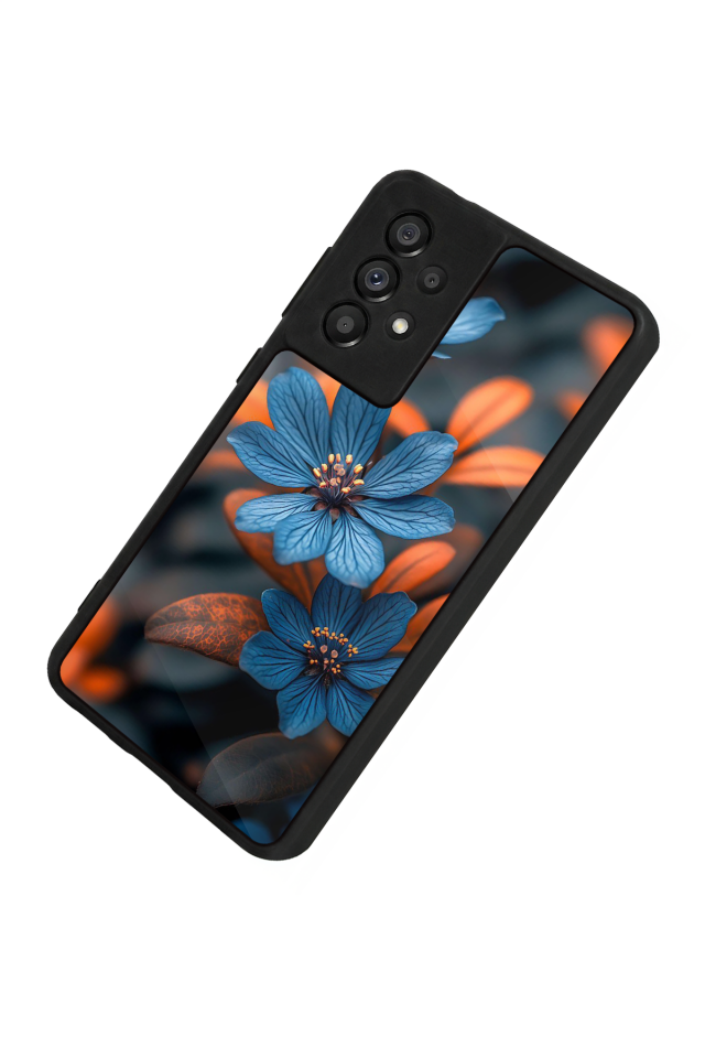 Samsung Galaxy A73 Uyumlu Cicek Tasarımlı Glossy Premium Kılıf
