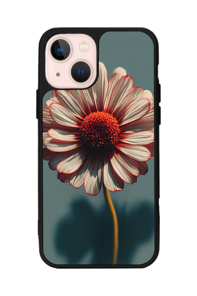 iPhone 14 Plus Uyumlu Cicek Tasarımlı Glossy Premium Kılıf