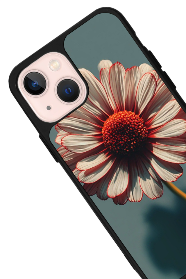 iPhone 14 Plus Uyumlu Cicek Tasarımlı Glossy Premium Kılıf