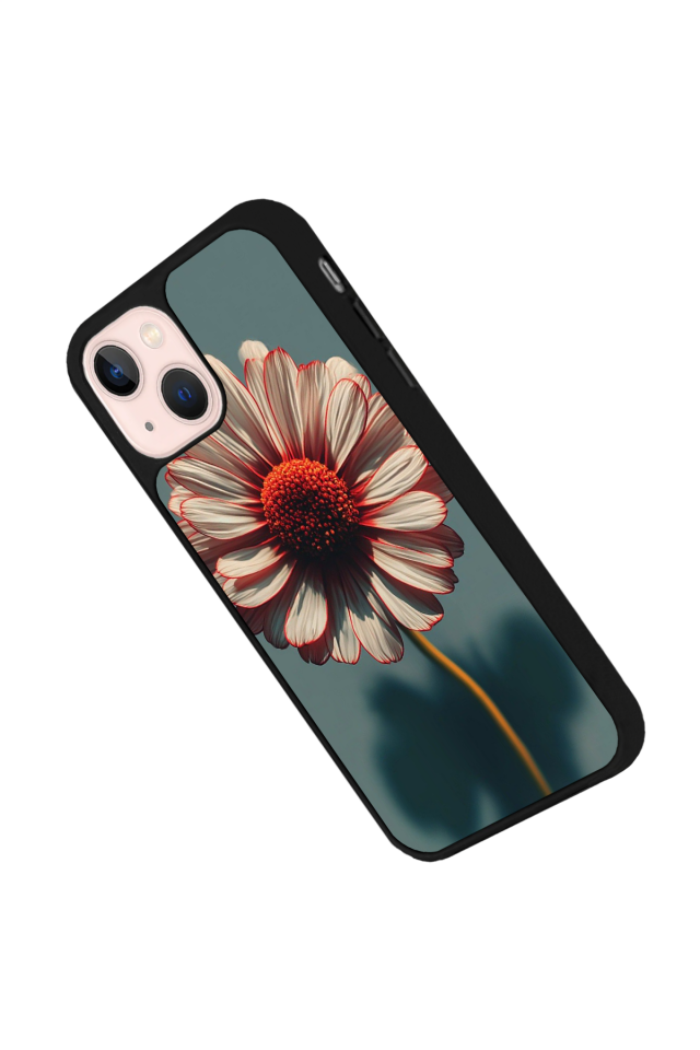 iPhone 14 Plus Uyumlu Cicek Tasarımlı Glossy Premium Kılıf