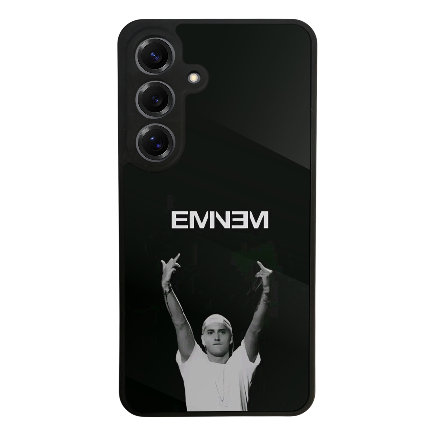 Samsung Galaxy S25 Uyumlu Eminem Tasarımlı Glossy Premium Kılıf
