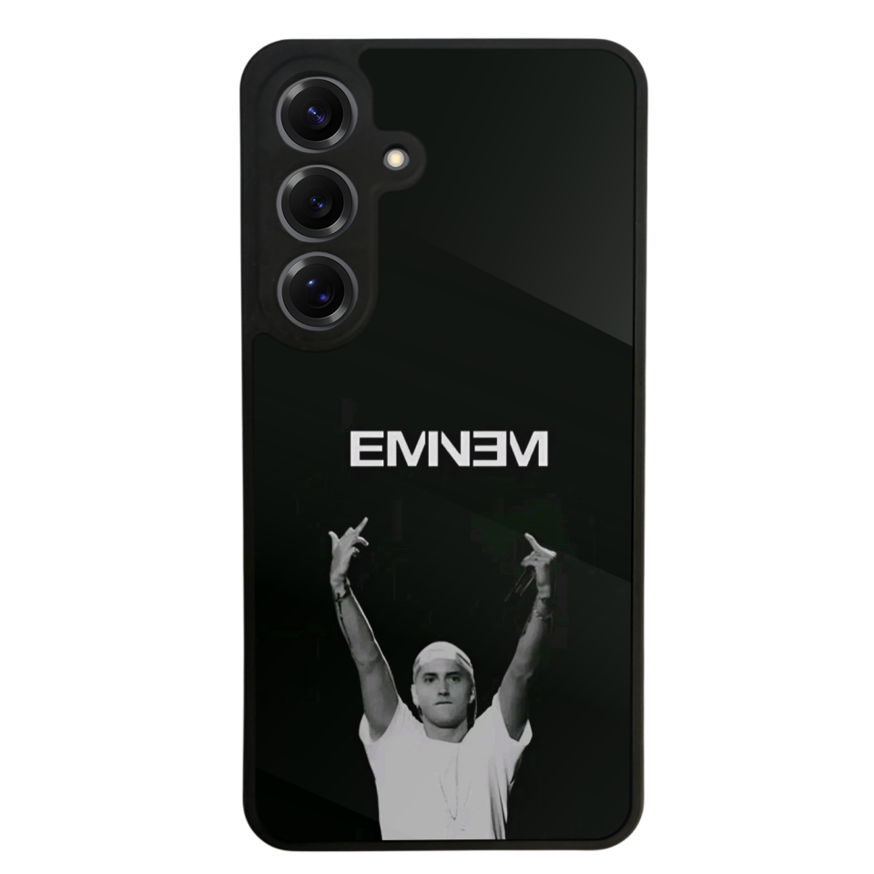 Samsung Galaxy S25 Uyumlu Eminem Tasarımlı Glossy Premium Kılıf